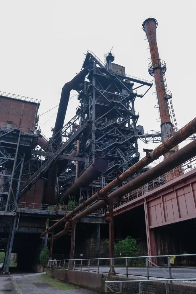 Blick vom Hochofen 5 über den Landschaftspark